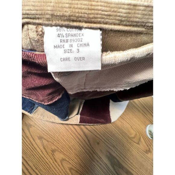 Y2K Corduroy patch pants | vintage | rare| size 3 - Picture 4 of 5